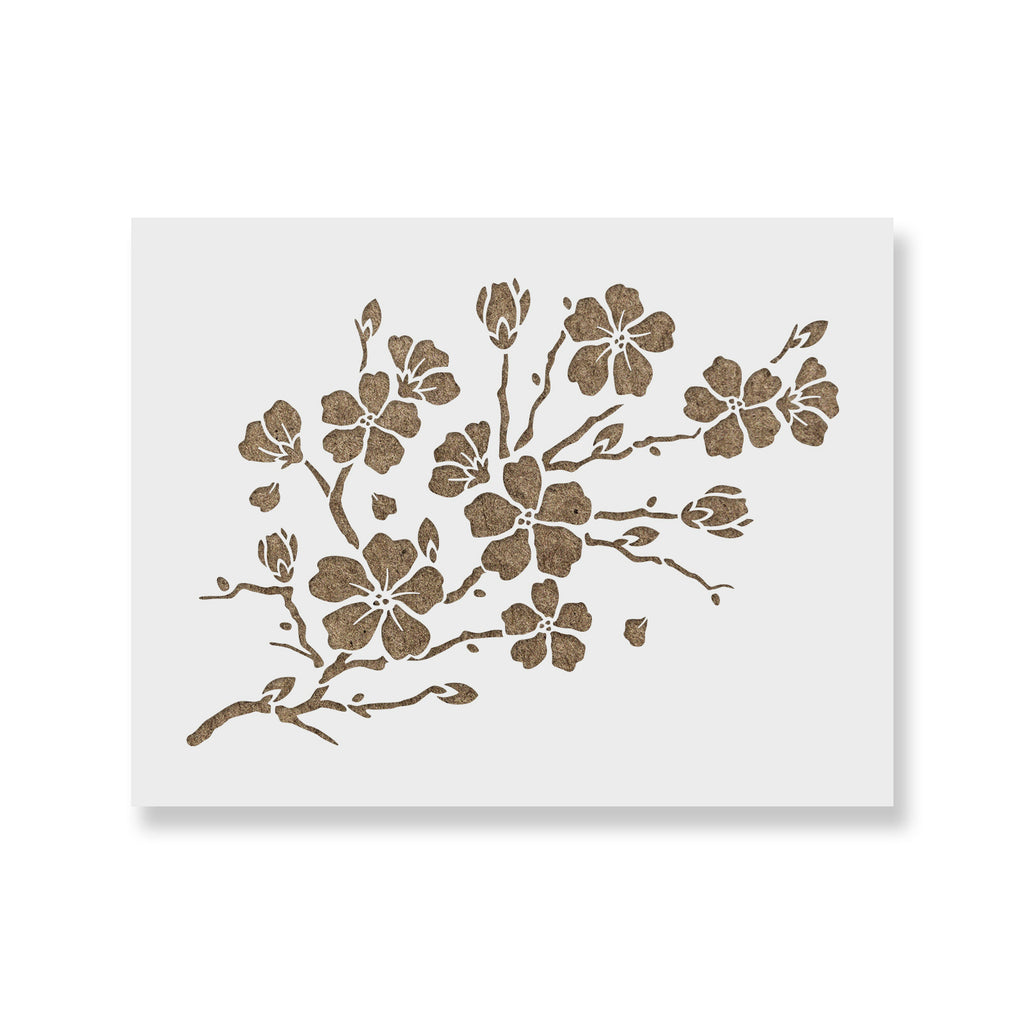 Cherry Blossom Stencil - Japanese Cherry Blossom Stencils for DIY cherry-blossom-stencil-japanese-cherry-blossom-stencils-for-diy