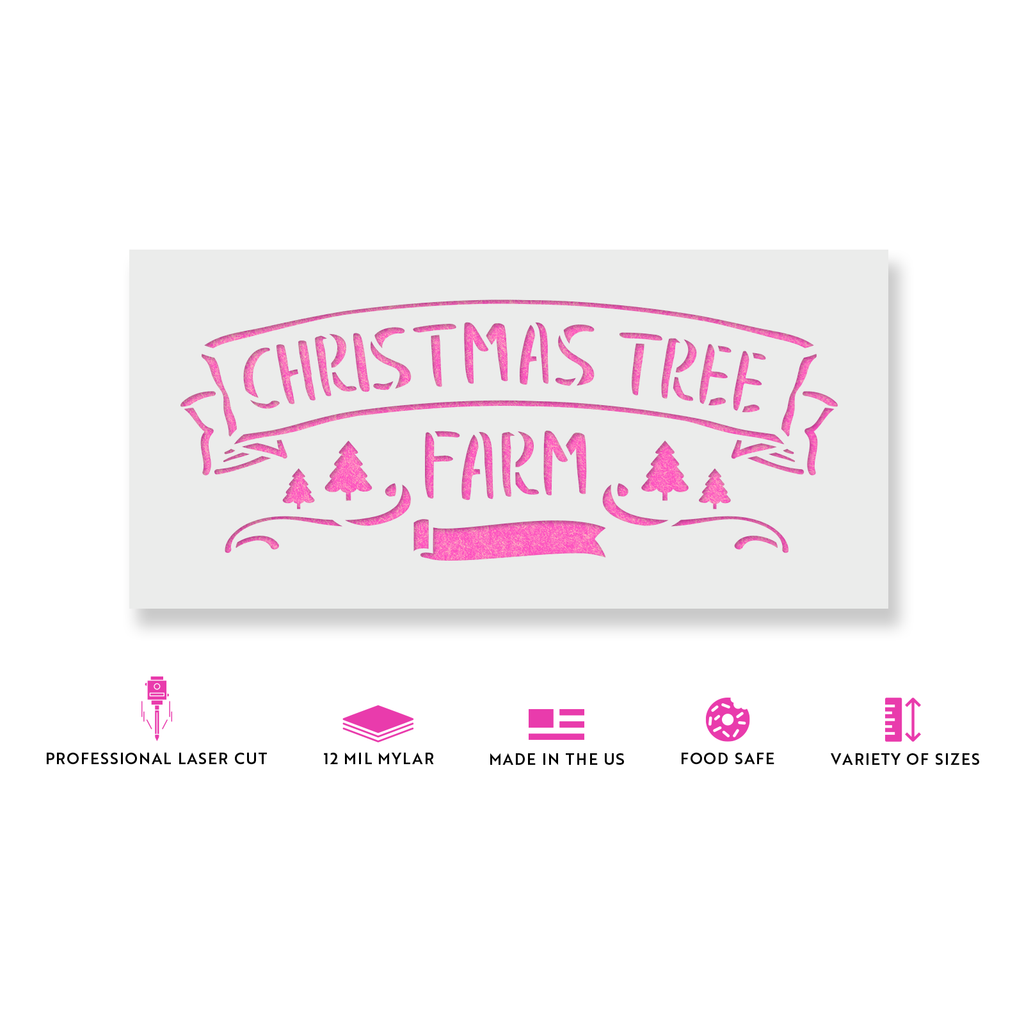 Christmas Tree Farm Stencils - Stencil Revolution for Christmas Tree Farm Printable Free