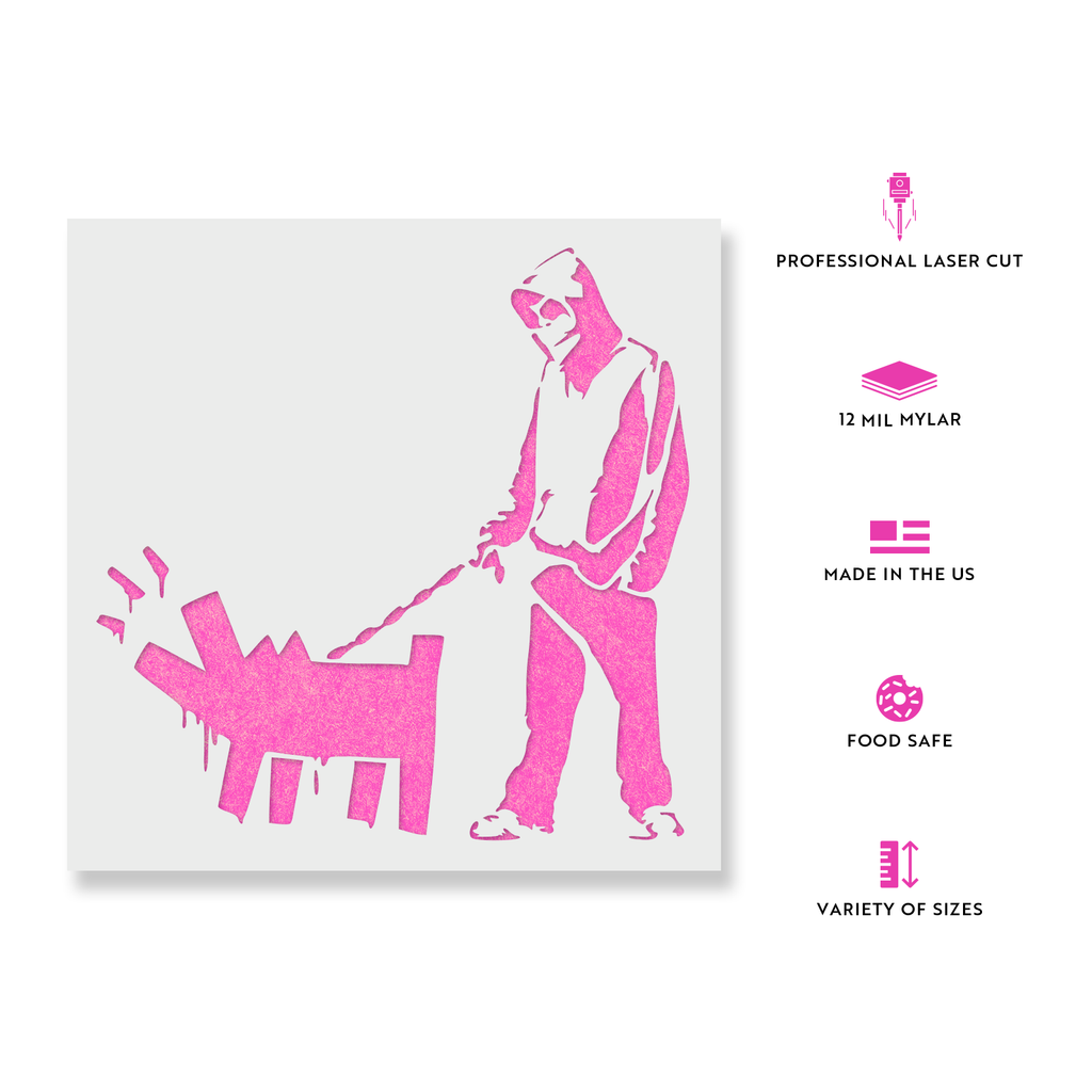 Dog Bark Banksy Stencils - Stencil Revolution