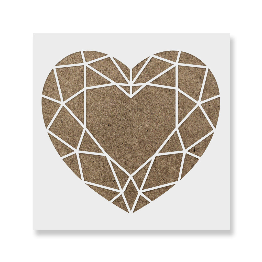 Geometric Heart Stencils - Stencil Revolution geometric-heart-stencils-stencil-revolution