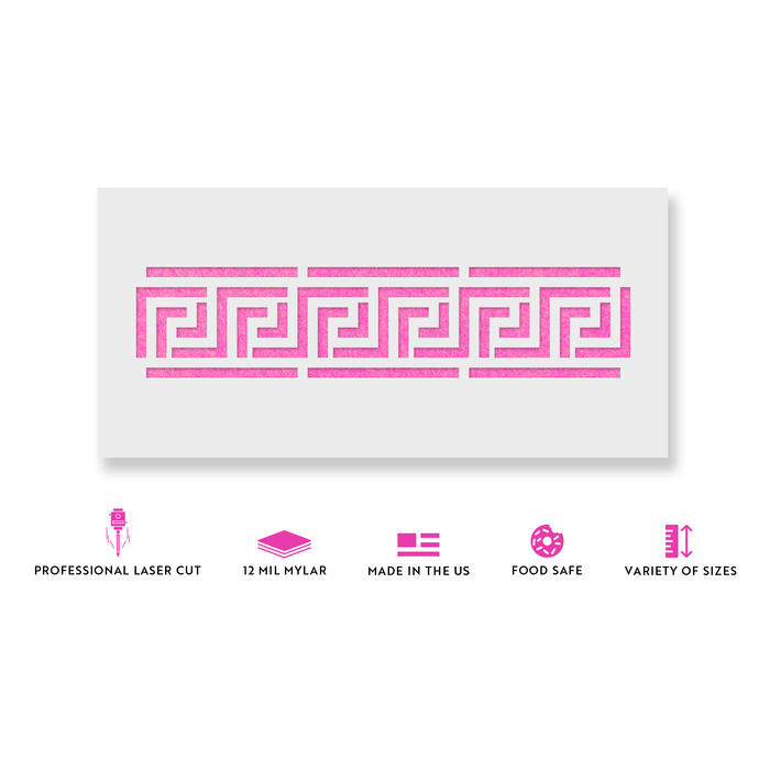 Greek Key Stencil