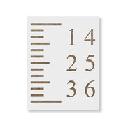 Growth Chart Stencil