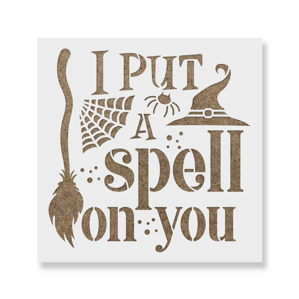 I Put A Spell On You Stencils - Stencil Revolution