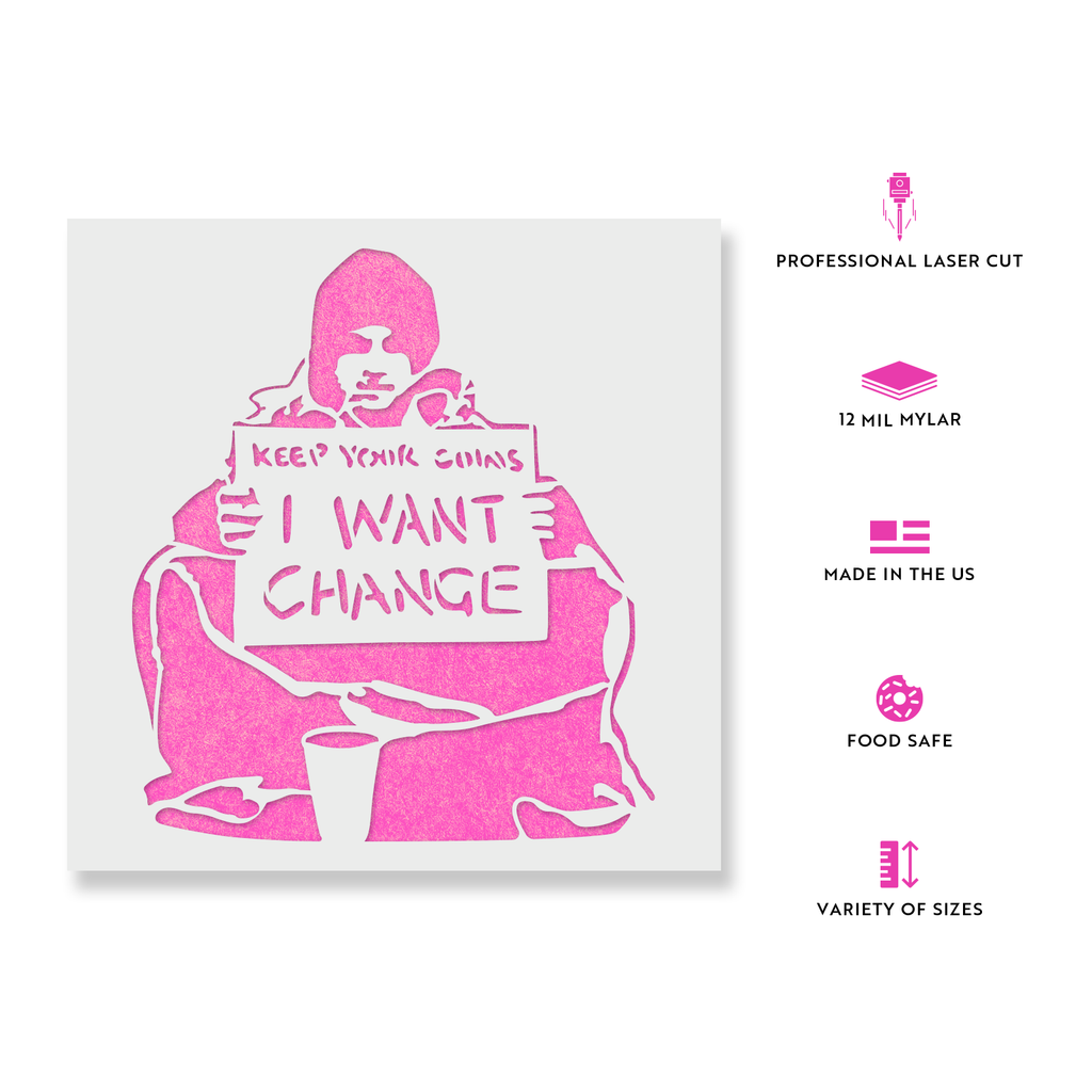 i-want-change-banksy-stencil-