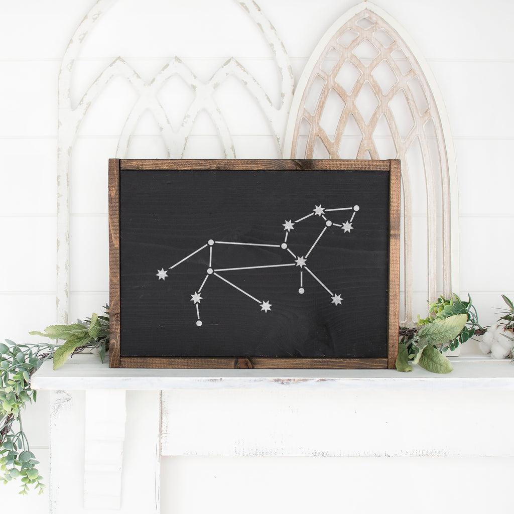 Leo Constellation Stencil