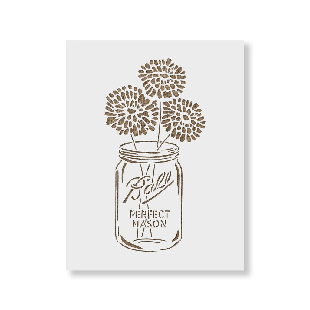Printable Stencils Fairy Mason Jar Printable Stencils Fairy Mason Jar