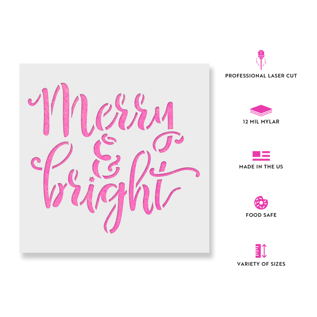 Merry & Bright Stencils - Stencil Revolution merry-bright-stencils-stencil-revolution