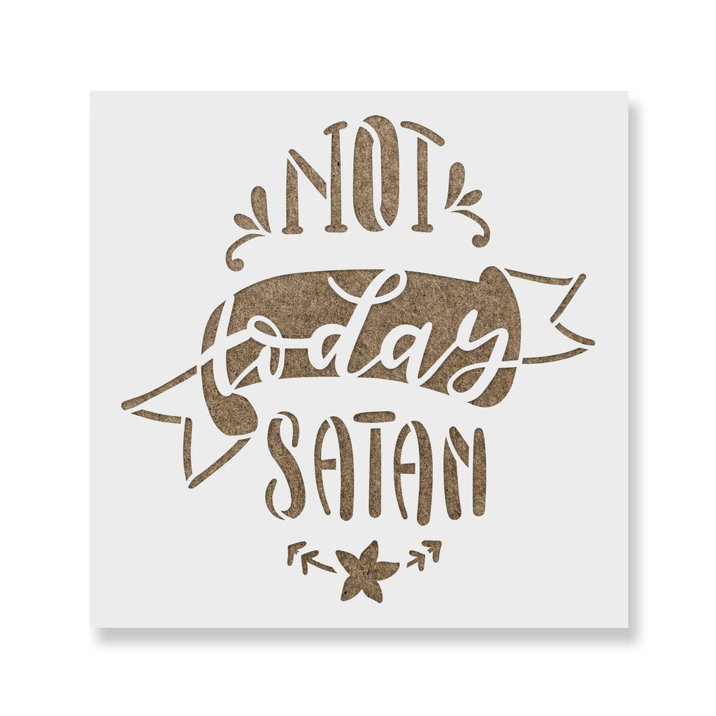 not today satan card sleeves Full Color Custom T-Shirts main image 1