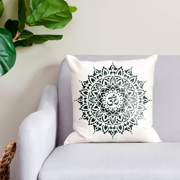 Om Mandala Stencil