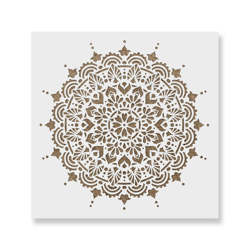 Paradise Mandala Stencil