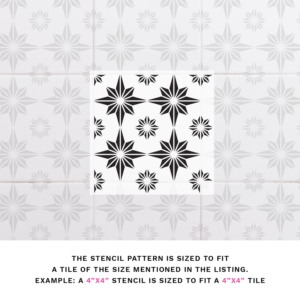 Plectro Tile Stencils - Stencil Revolution