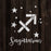 Sagittarius Zodiac Symbol Stencil