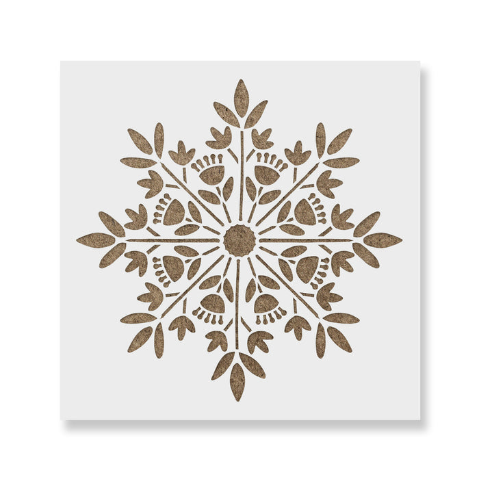 Scandinavian Snowflake Stencil