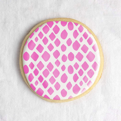 Snakeskin Cookie Stencil