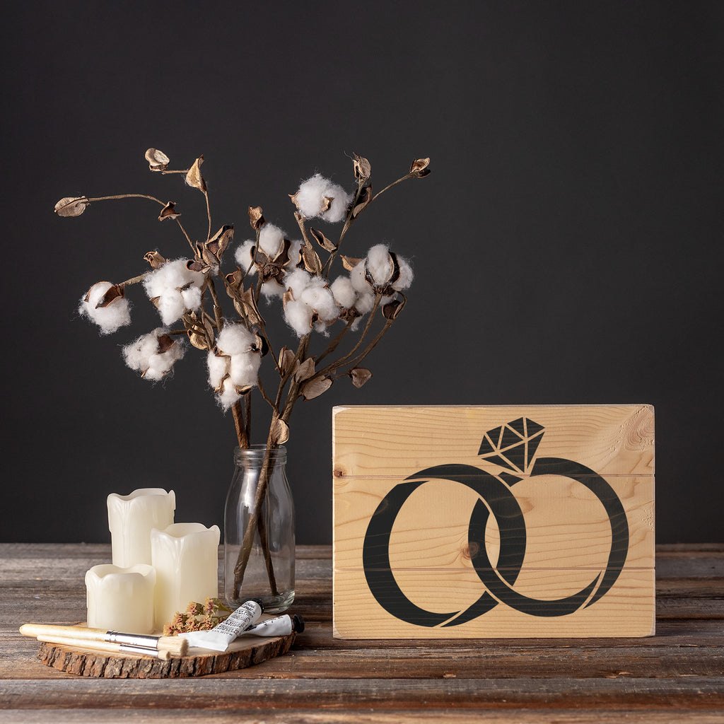 Wedding Rings Stencils - Stencil Revolution
