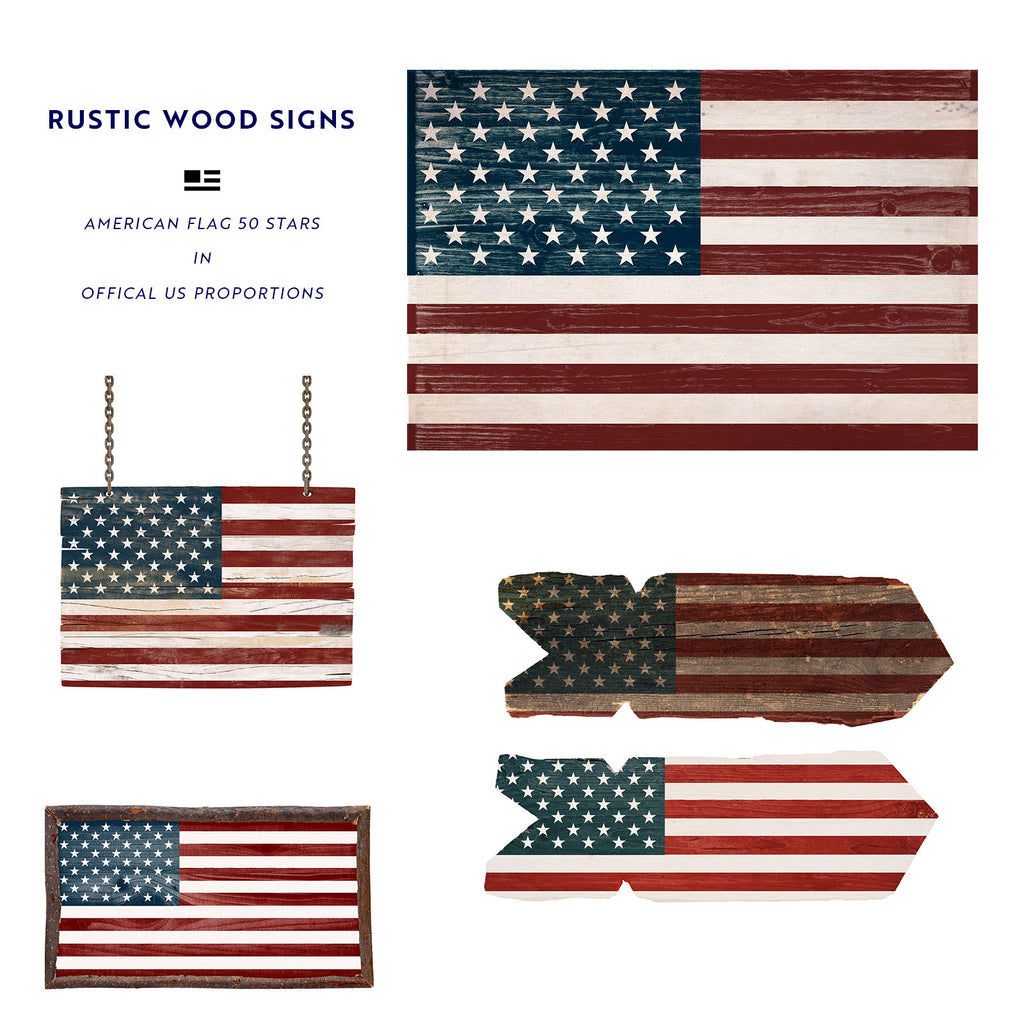 American Flag Stencil – Two Layers