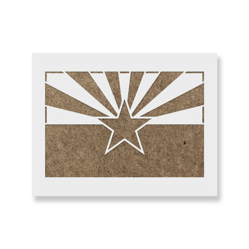 Arizona State Flag Stencil