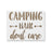 Camping Hair Stencil