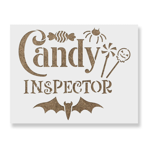 Candy Inspector Stencil