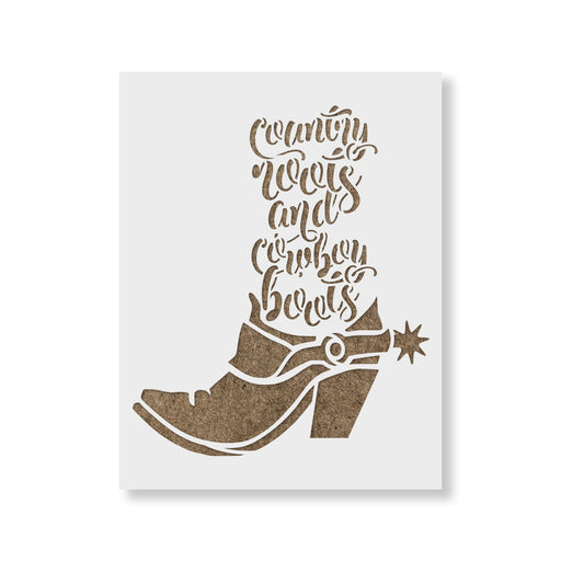 Country Roots Stencil