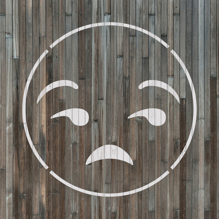 Emoji Unamused Stencil