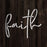 Faith Script Stencil