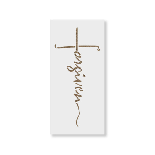 Forgiven Cross Stencil