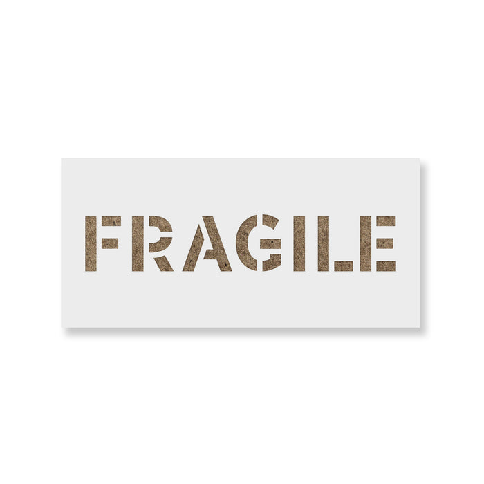 Fragile Word Stencil