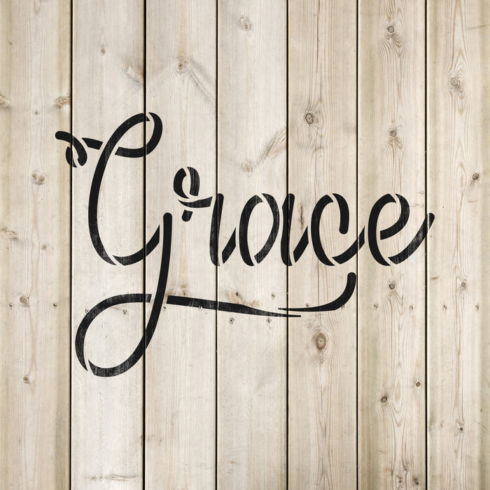 Grace Script Stencil
