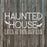 Haunted House Bats Stencil
