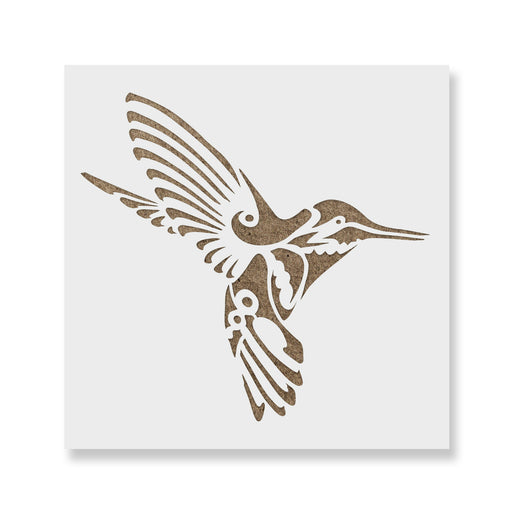Hummingbird Deco Stencil
