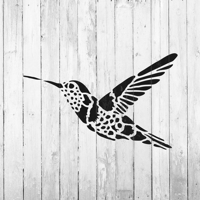 Hummingbird Stencil