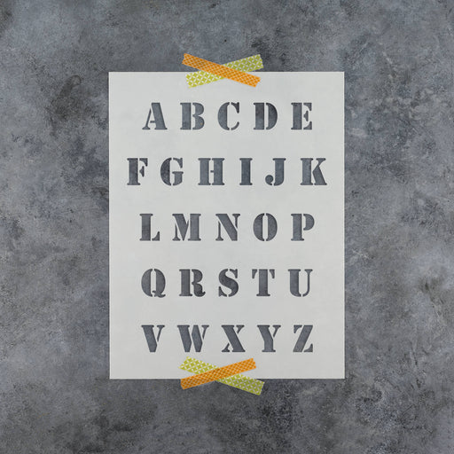 Army Letter Stencil Set