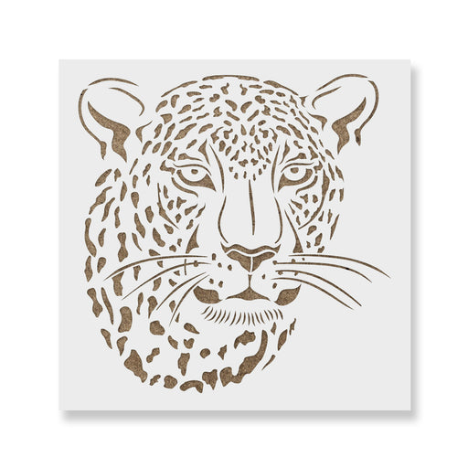 Jaguar Head Stencil