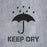 Keep Dry Symbol Stencil