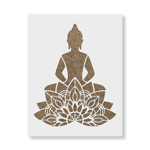 Mandala Buddha Stencil