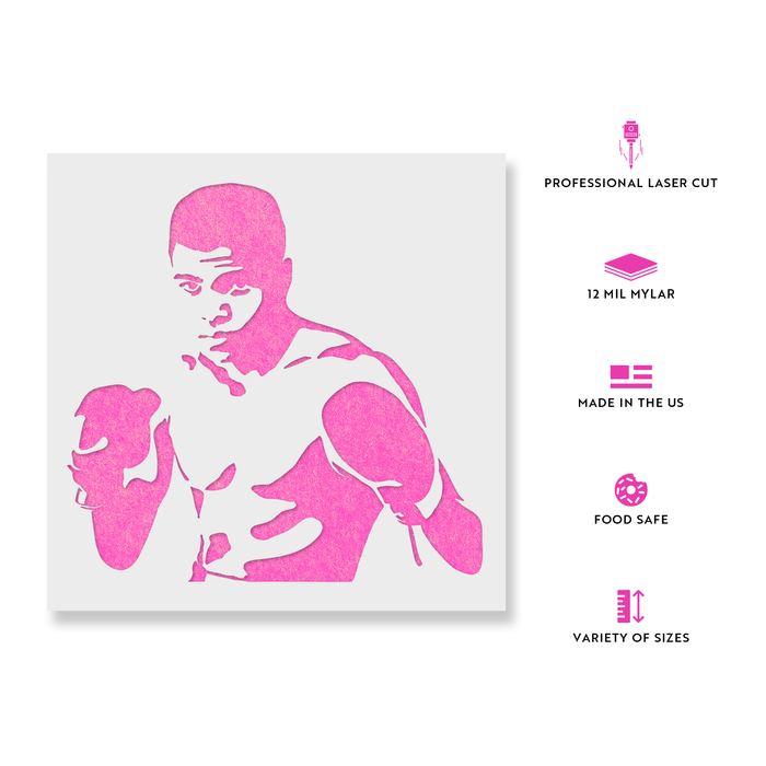 Muhammad Ali Stencil
