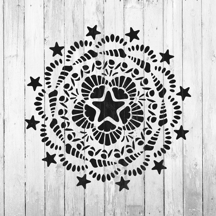 Nautical Mandala Stencil