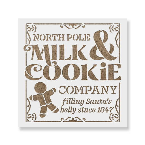 North Pole Cookie Company Stencil