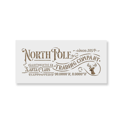 North Pole Trading Stencil