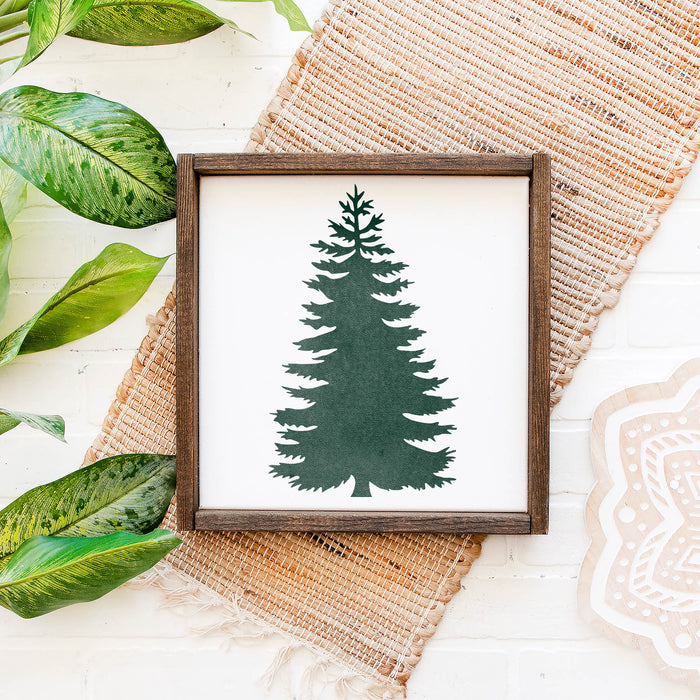 Pine Trees Stencil