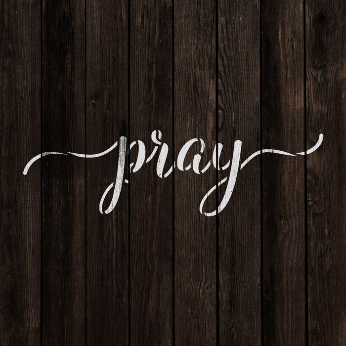 Pray Stencil