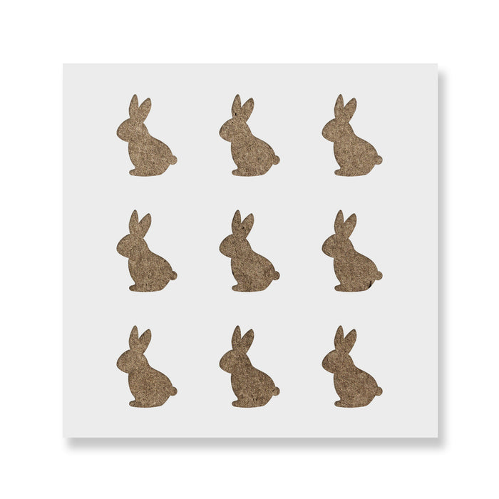 Rabbits Cookie Stencil