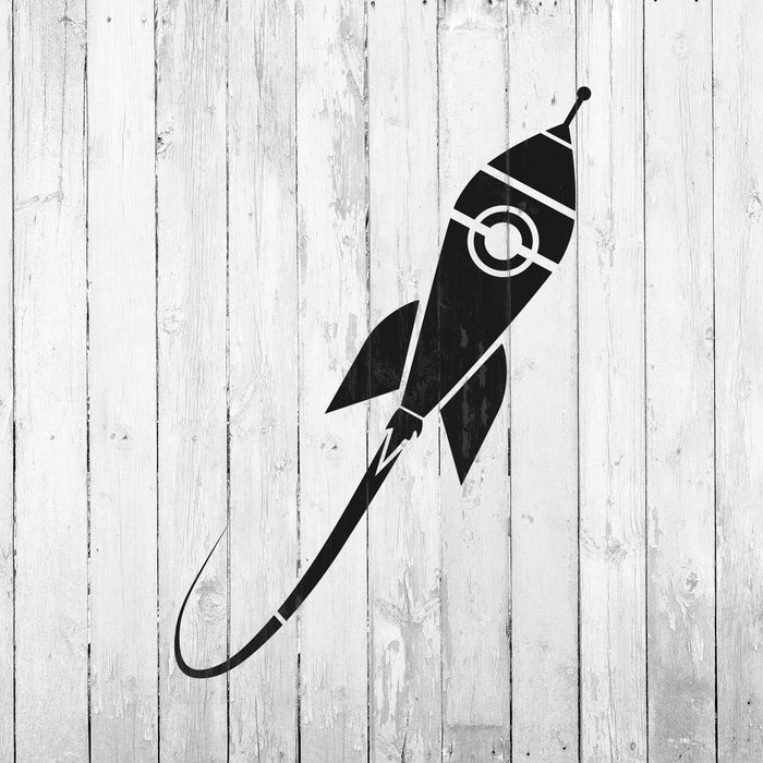 Rocket Ship Stencil