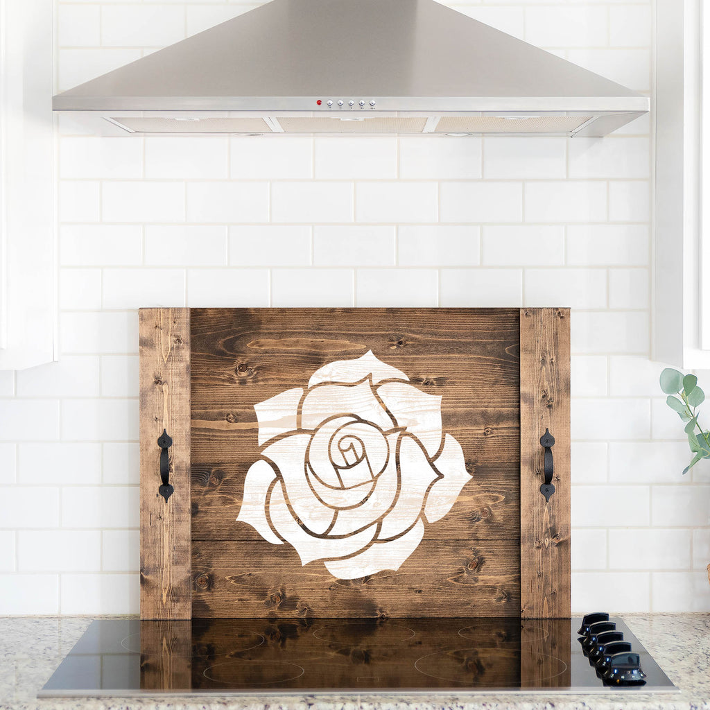 Rose Stencil for Painting - Flower Stencil - Large 🌹 Rose Stencils