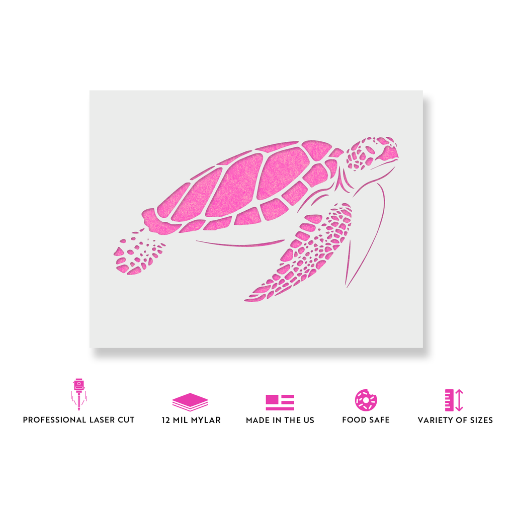Mandala Turtle Stencils - Stencil Revolution