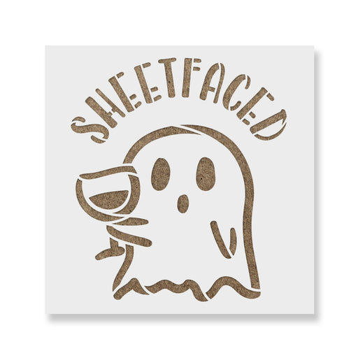Sheet Faced Ghost Stencil