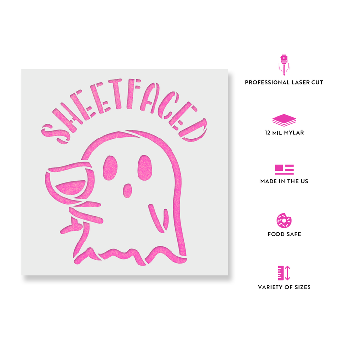 Sheet Faced Ghost Stencil