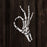 Skeleton Hand Okay Stencil