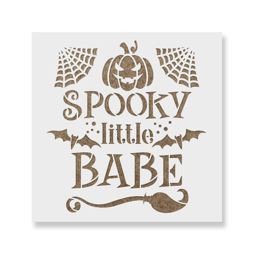 Spooky Little Babe Stencil